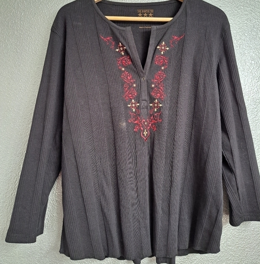 Faded Glory The Shaped Tee in Brown
